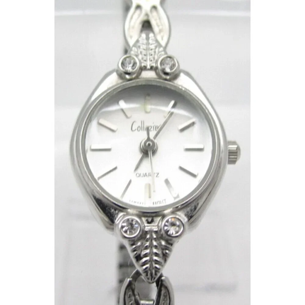 Women Collezier Quartz WR Analog 18mm Round Watch (H607) 